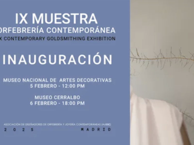 IX Muestra de Orfebrería Contemporánea 